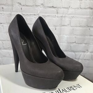 YVES SAINT LAURENT RIVE GAUCHE PLATFORM heels 7 (37)